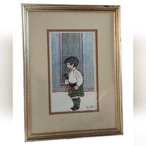 P. Buckley Moss Malcolm Signed Numbered Print